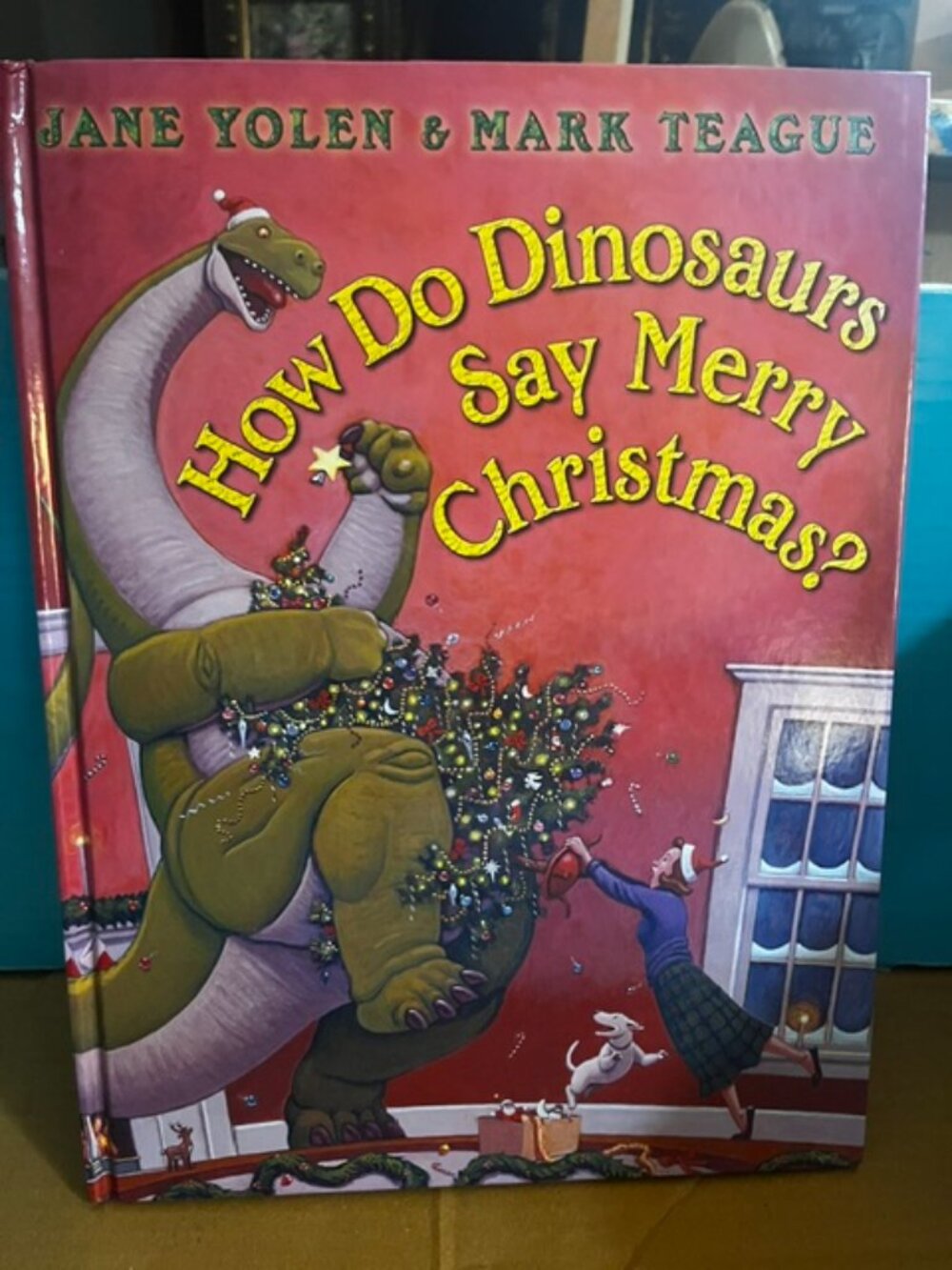 How Do Dinosaurs Say Merry Christmas? - Hardback By Jane Yolen - New